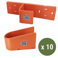 Lot de 10 supports arme (101020)