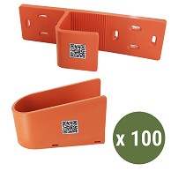 Lot de 100 supports arme (101023)