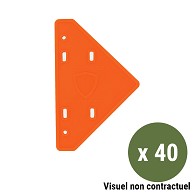 Lot de 40 Jalons Repère Zone 30° (101051)